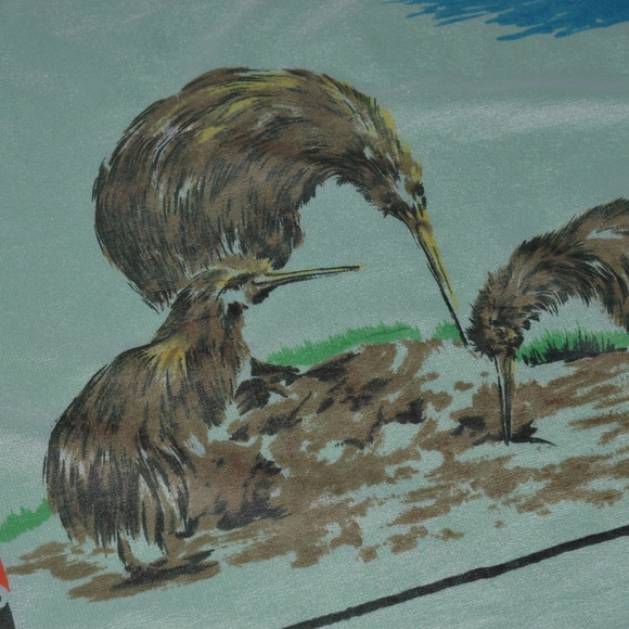 Vintage Scarf New Zealand Designer DANDY 1960s - Picture 4 of 11